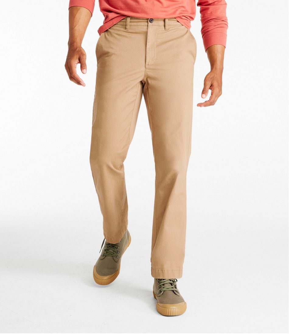 Men's Lakewashed® Stretch Khakis, Standard Fit, Straight Leg | L.L.Bean Classic