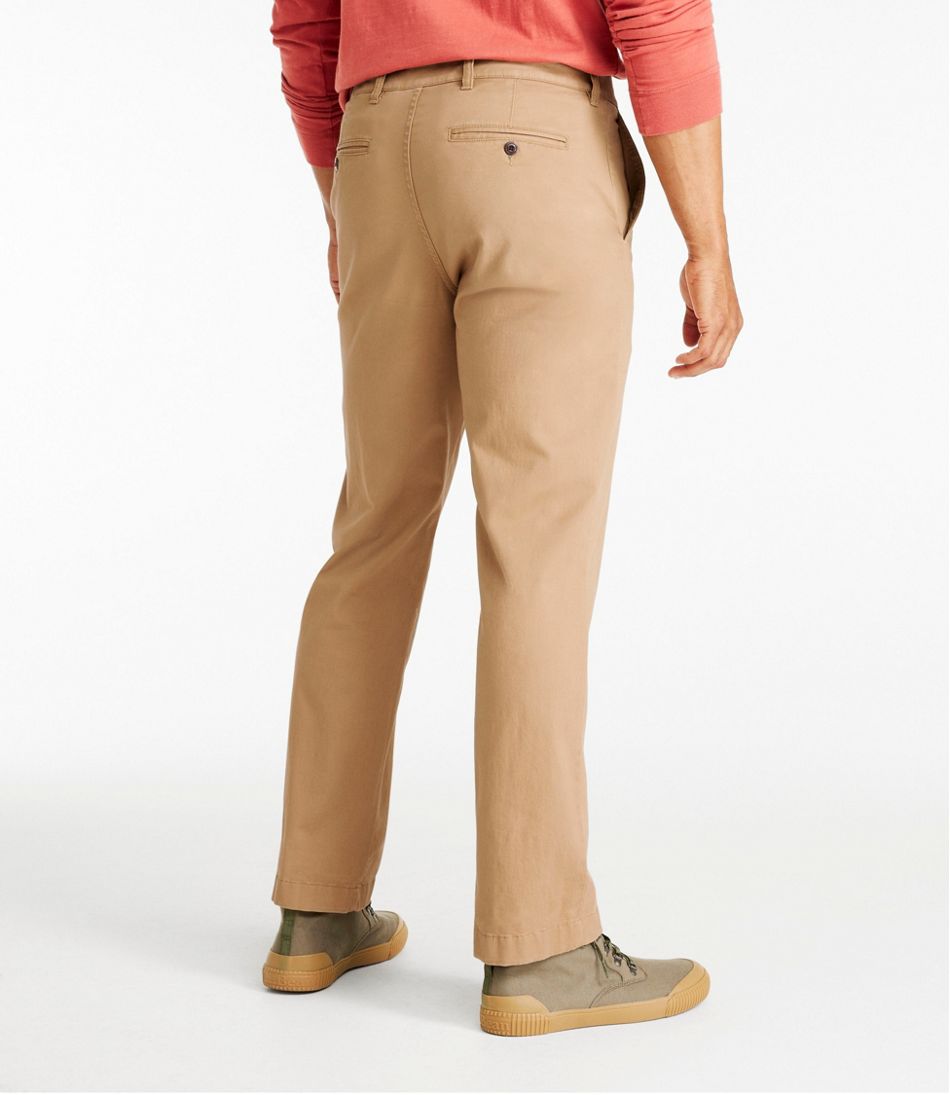 Men's Lakewashed® Stretch Khakis, Standard Fit, Straight Leg | L.L.Bean Classic