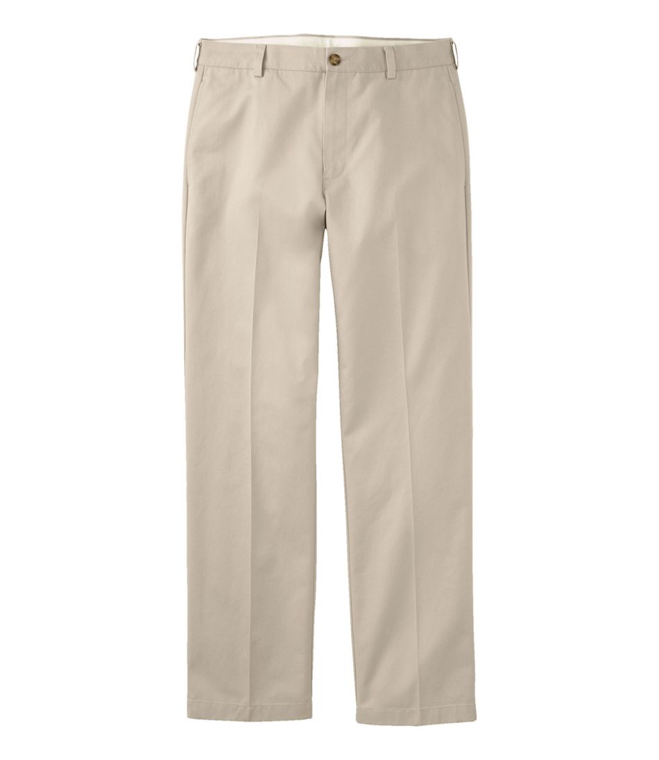 Men's Wrinkle-Free Double L® Chinos, Natural Fit, Plain Front | L.L.Bean Essential