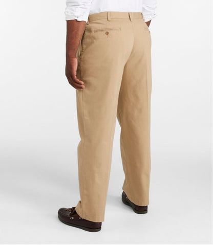Men's Wrinkle-Free Double L® Chinos, Natural Fit, Plain Front | L.L.Bean Essential