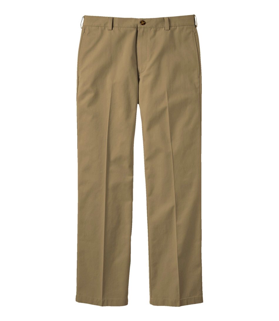 Men's Wrinkle-Free Double L® Chinos, Standard Fit, Plain Front | L.L.Bean Recommended