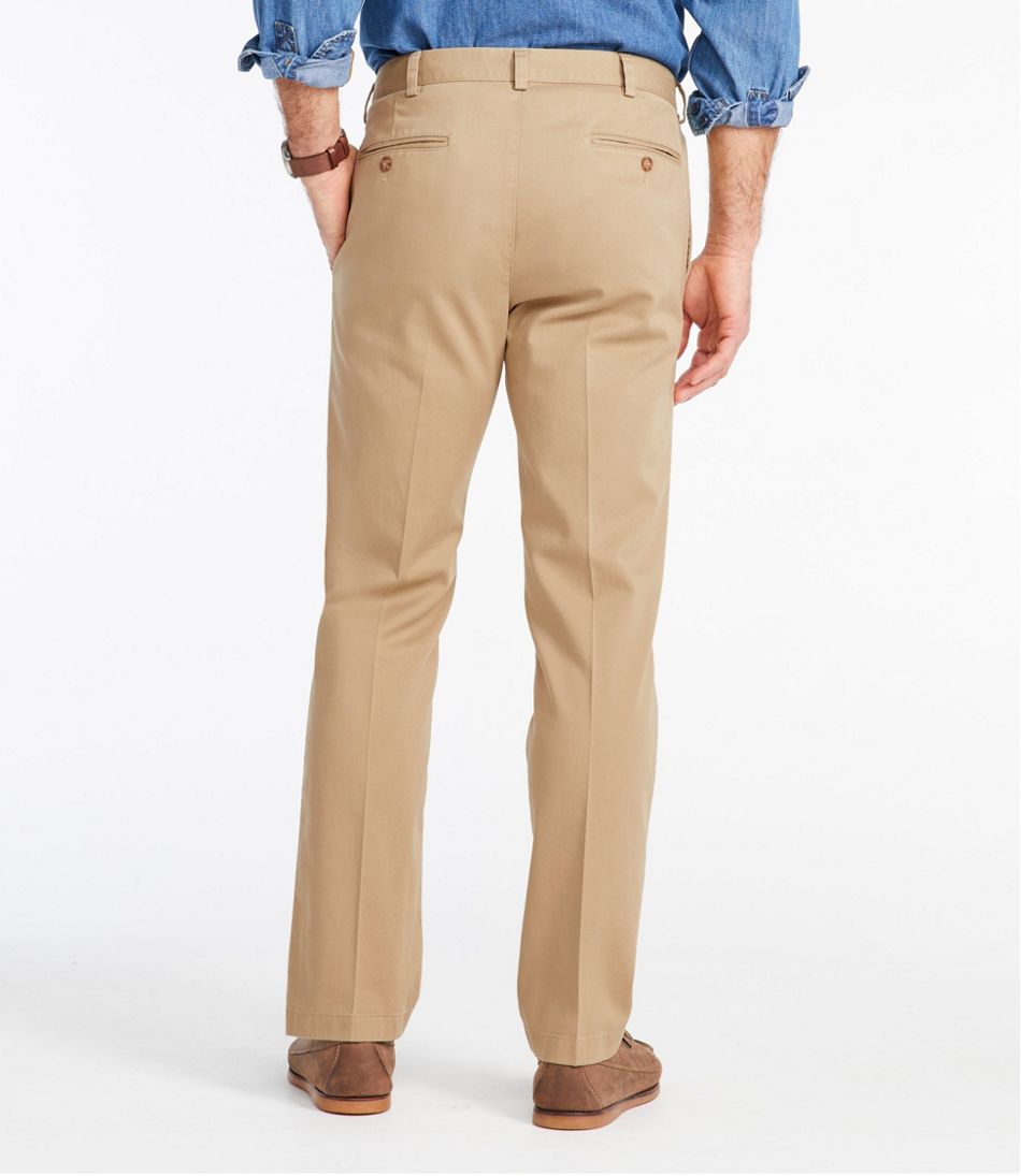 Men's Wrinkle-Free Double L® Chinos, Standard Fit, Plain Front | L.L.Bean Recommended