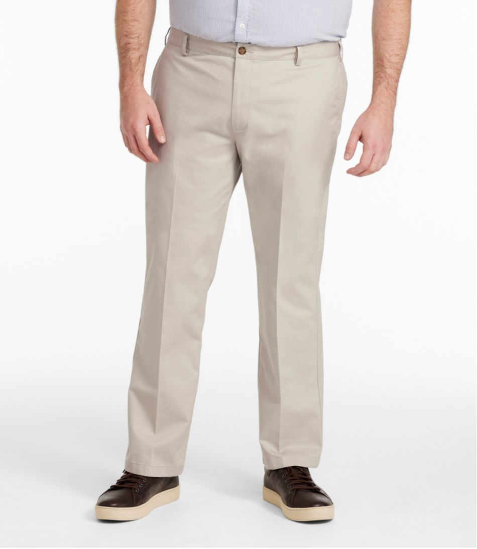 Men's Wrinkle-Free Double L® Chinos, Standard Fit, Plain Front | L.L.Bean Recommended