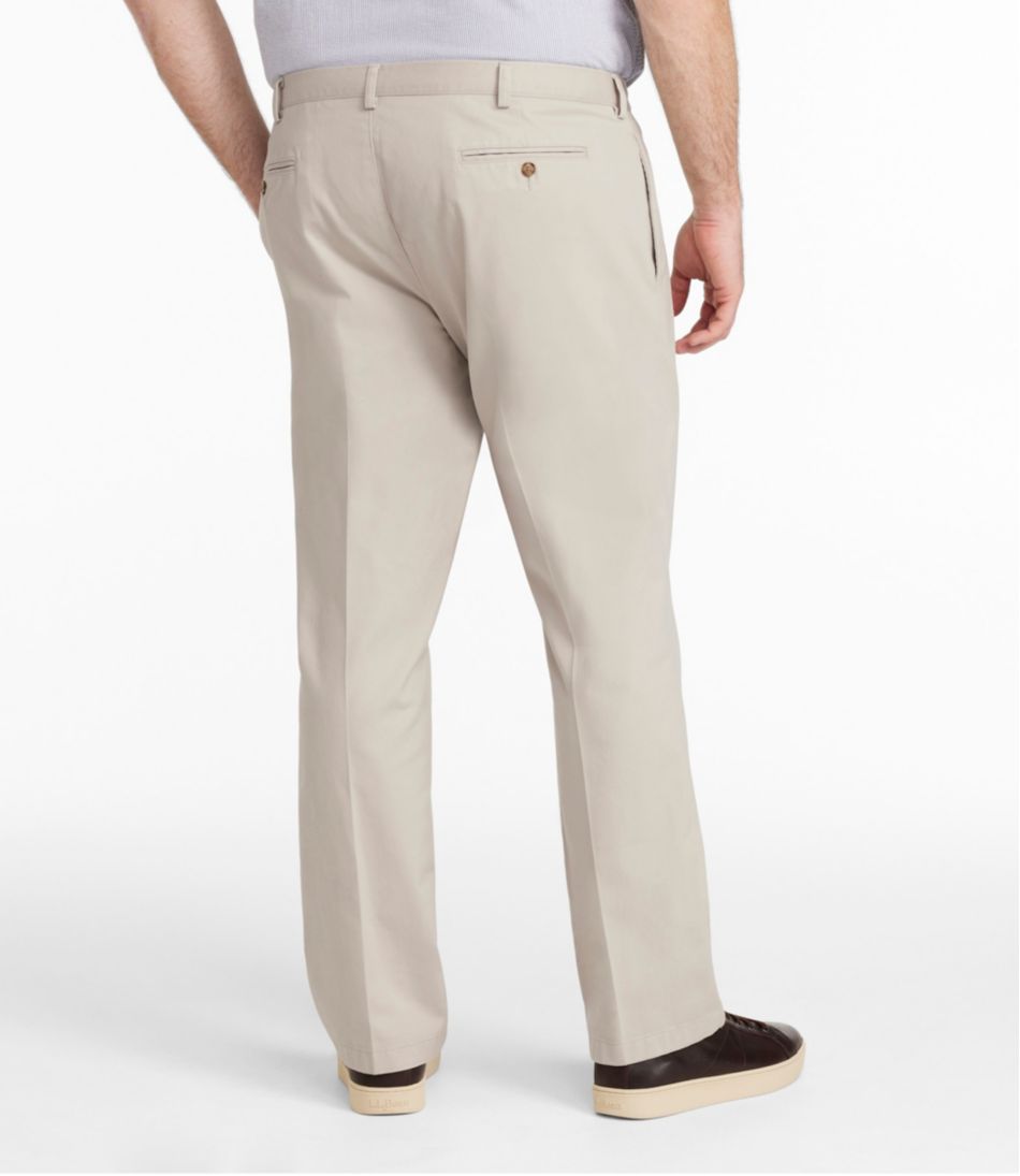 Men's Wrinkle-Free Double L® Chinos, Standard Fit, Plain Front | L.L.Bean Recommended