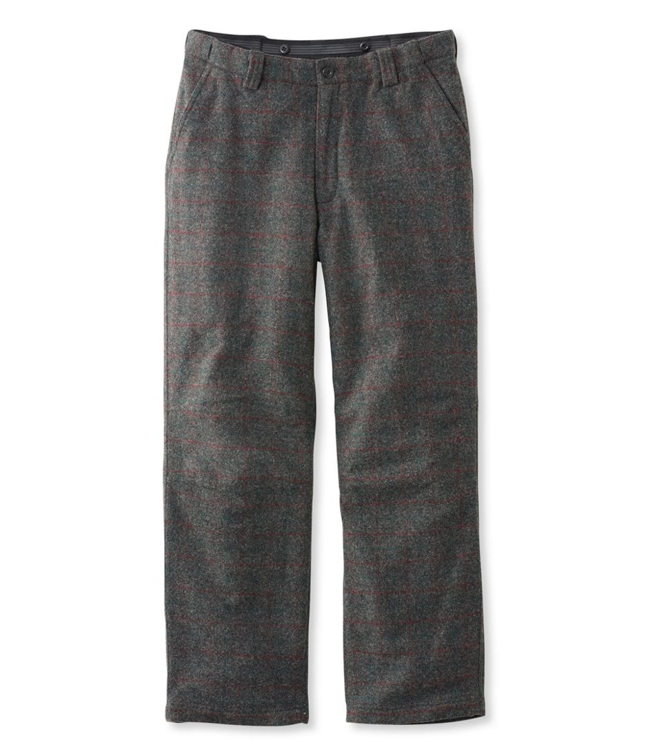 Men's Maine Guide Wool Pants with PrimaLoft, Plaid | L.L.Bean Exclusive