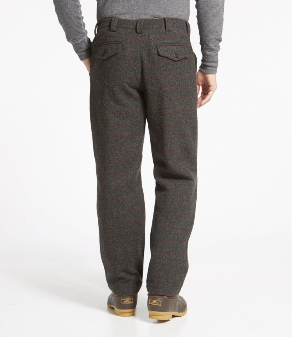 Men's Maine Guide Wool Pants with PrimaLoft, Plaid | L.L.Bean Exclusive