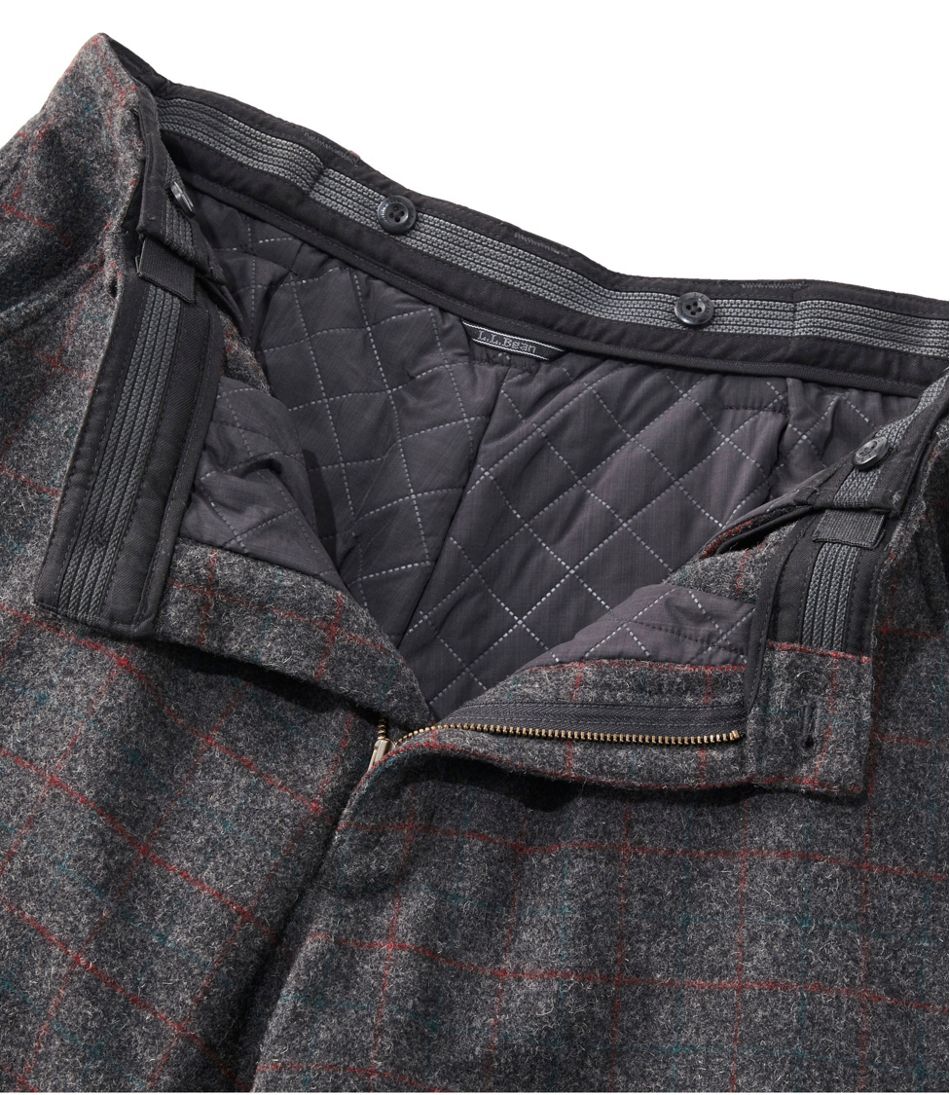 Men's Maine Guide Wool Pants with PrimaLoft, Plaid | L.L.Bean Exclusive