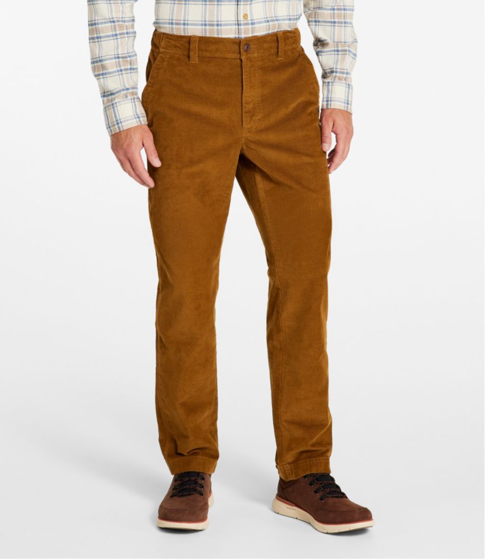 Men's BeanFlex® Corduroy Pants, Standard Fit, Straight Leg, Comfort Waist | L.L.Bean Essential
