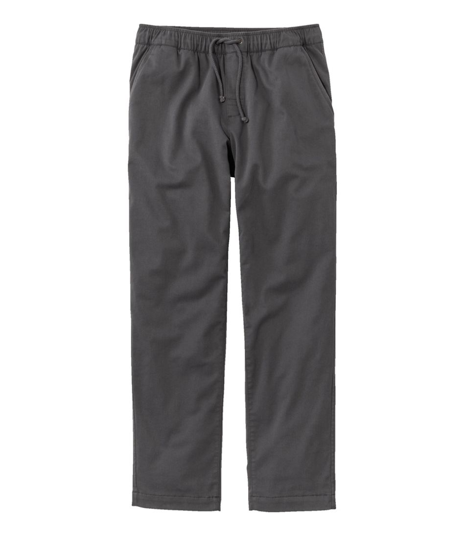 Men's Comfort Stretch Dock Pants, Standard Fit, Straight Leg, Flannel-Lined | L.L.Bean Signature