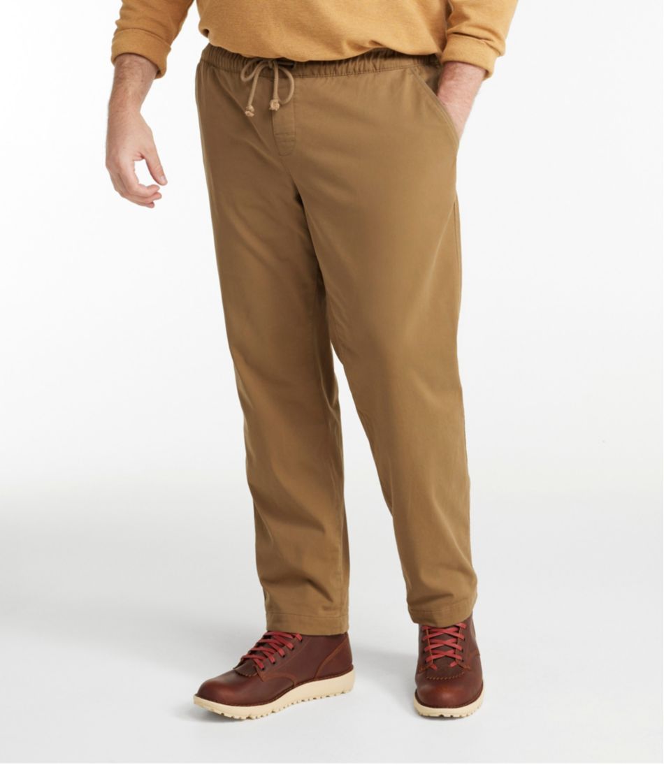 Men's Comfort Stretch Dock Pants, Standard Fit, Straight Leg, Flannel-Lined | L.L.Bean Signature