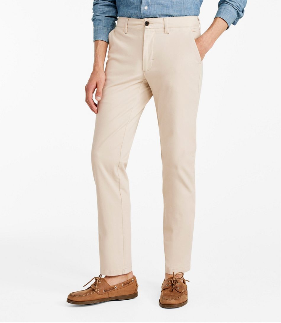 Men's Easy-Care Stretch Chinos, Slim Fit, Straight Leg | L.L.Bean Classic