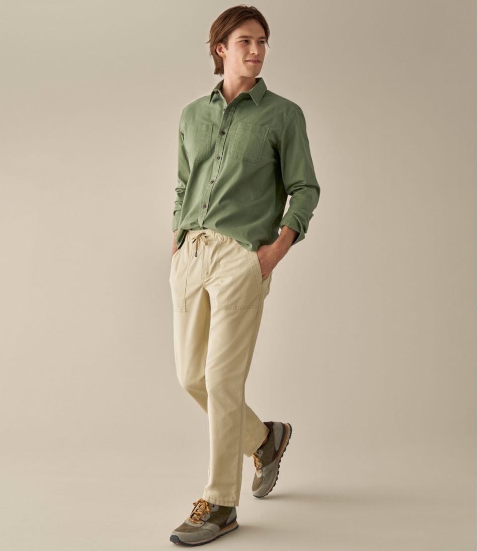 Men's Sunwashed Pants, Standard Fit, Straight Leg | L.L.Bean Everyday