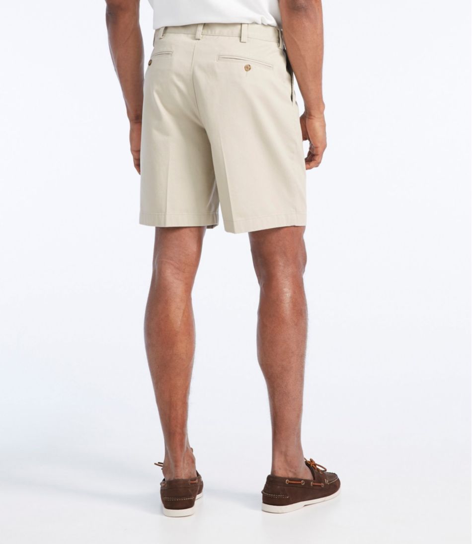 Men's Wrinkle-Free Double L® Chino Shorts, Natural Fit, Hidden Comfort Waist, 8" | L.L.Bean Featured