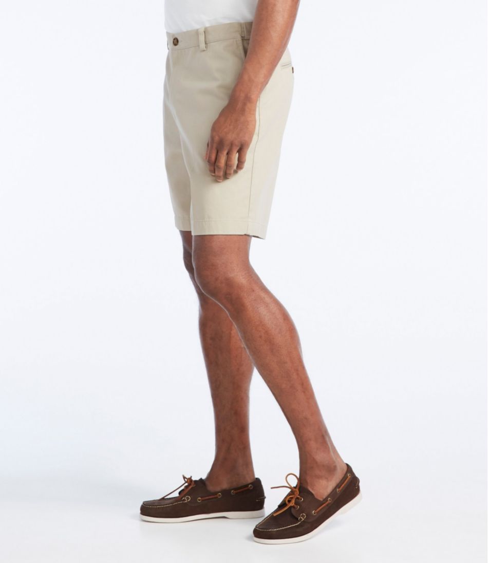 Men's Wrinkle-Free Double L® Chino Shorts, Natural Fit, Hidden Comfort Waist, 8" | L.L.Bean Featured