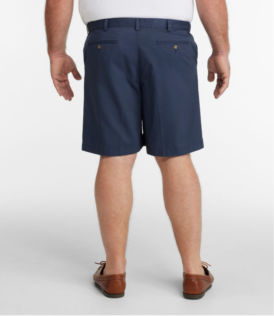 Men's Wrinkle-Free Double L® Chino Shorts, Natural Fit, Hidden Comfort Waist, 8" | L.L.Bean Featured