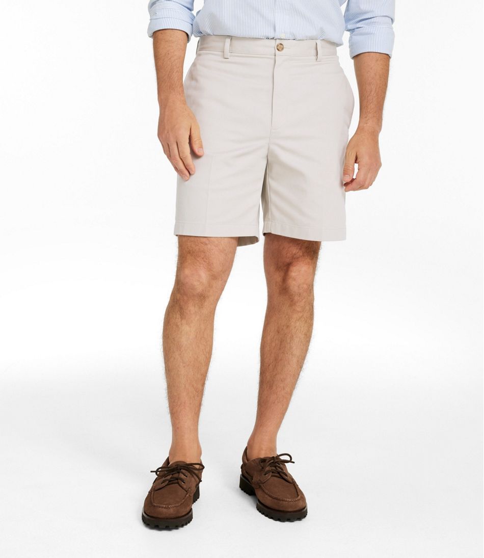 Men's Wrinkle-Free Double L® Chino Shorts, Classic Fit, 8" | L.L.Bean Trending