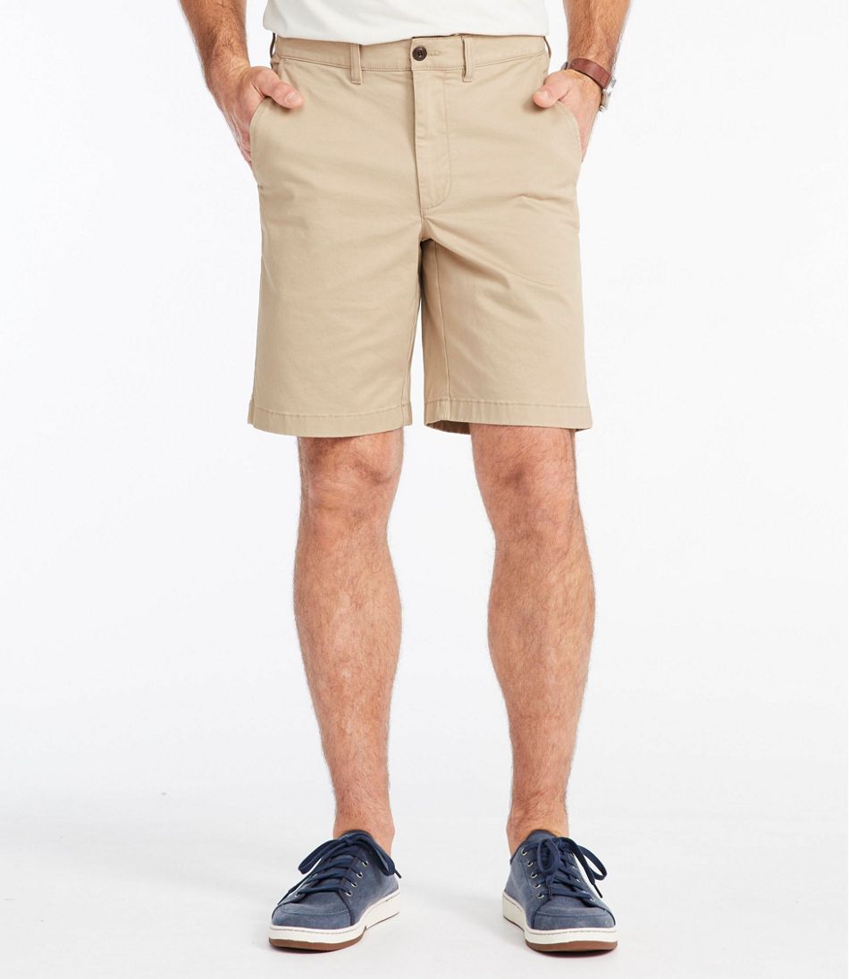 Men's Lakewashed® Stretch Khaki Shorts, 9" | L.L.Bean Signature