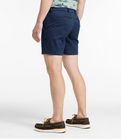 Men's Lakewashed® Stretch Khaki Shorts, 6" | L.L.Bean Essential