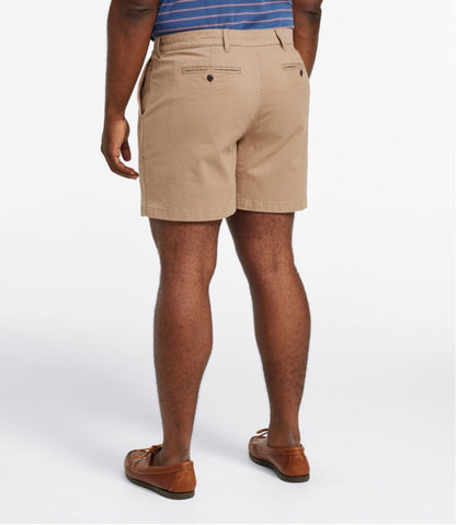 Men's Lakewashed® Stretch Khaki Shorts, 6" | L.L.Bean Essential