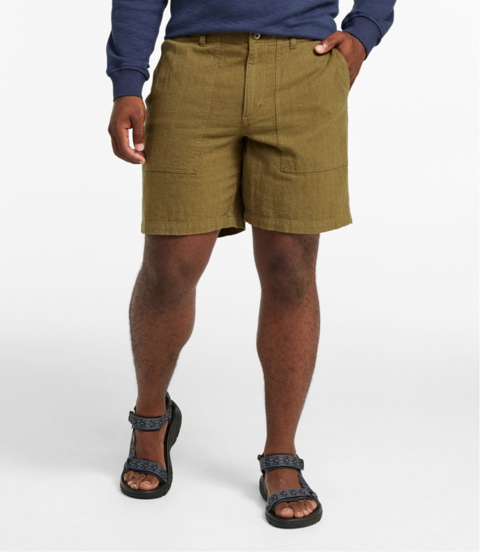 Men's Signature Herringbone Shorts, 8" | L.L.Bean Exclusive