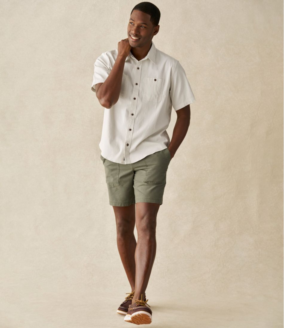 Men's Sunwashed Cotton Shorts, 8" | L.L.Bean Latest
