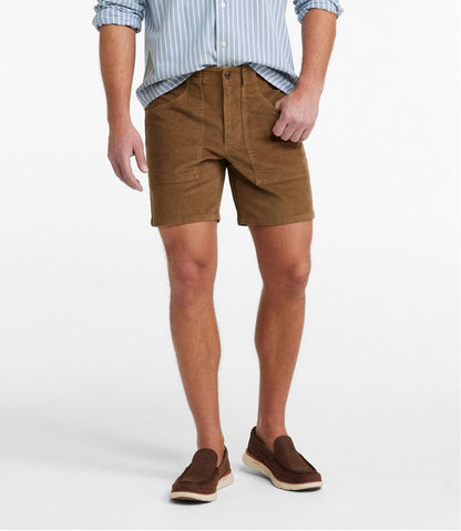 Men's BeanFlex® Corduroy Shorts, 7" | L.L.Bean Popular