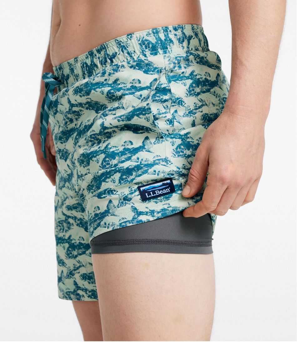 Men's Vacationland Stretch Swim Trunks, Print, 6" | L.L.Bean Essential