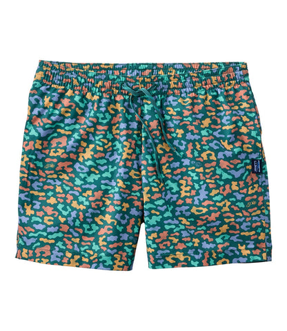 Shade Teal Puzzle Camo,Small