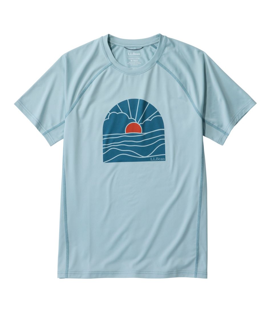 Men's Swift River Cooling Sun Shirt, Short-Sleeve Graphic | L.L.Bean Value