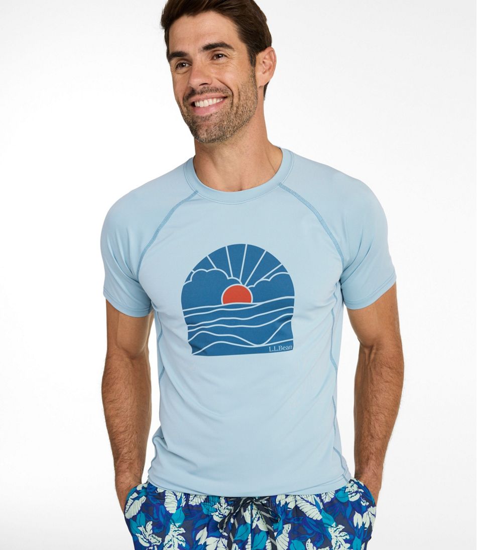 Men's Swift River Cooling Sun Shirt, Short-Sleeve Graphic | L.L.Bean Value
