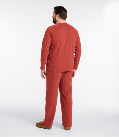 Men's Bean's Cotton Knit Pajamas, Henley PJ Set | L.L.Bean Signature