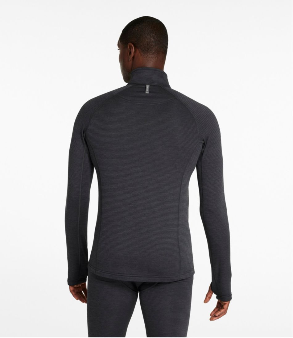 Men's L.L.Bean Midweight Base Layer Crew Top, 1/4 Zip | L.L.Bean Essential