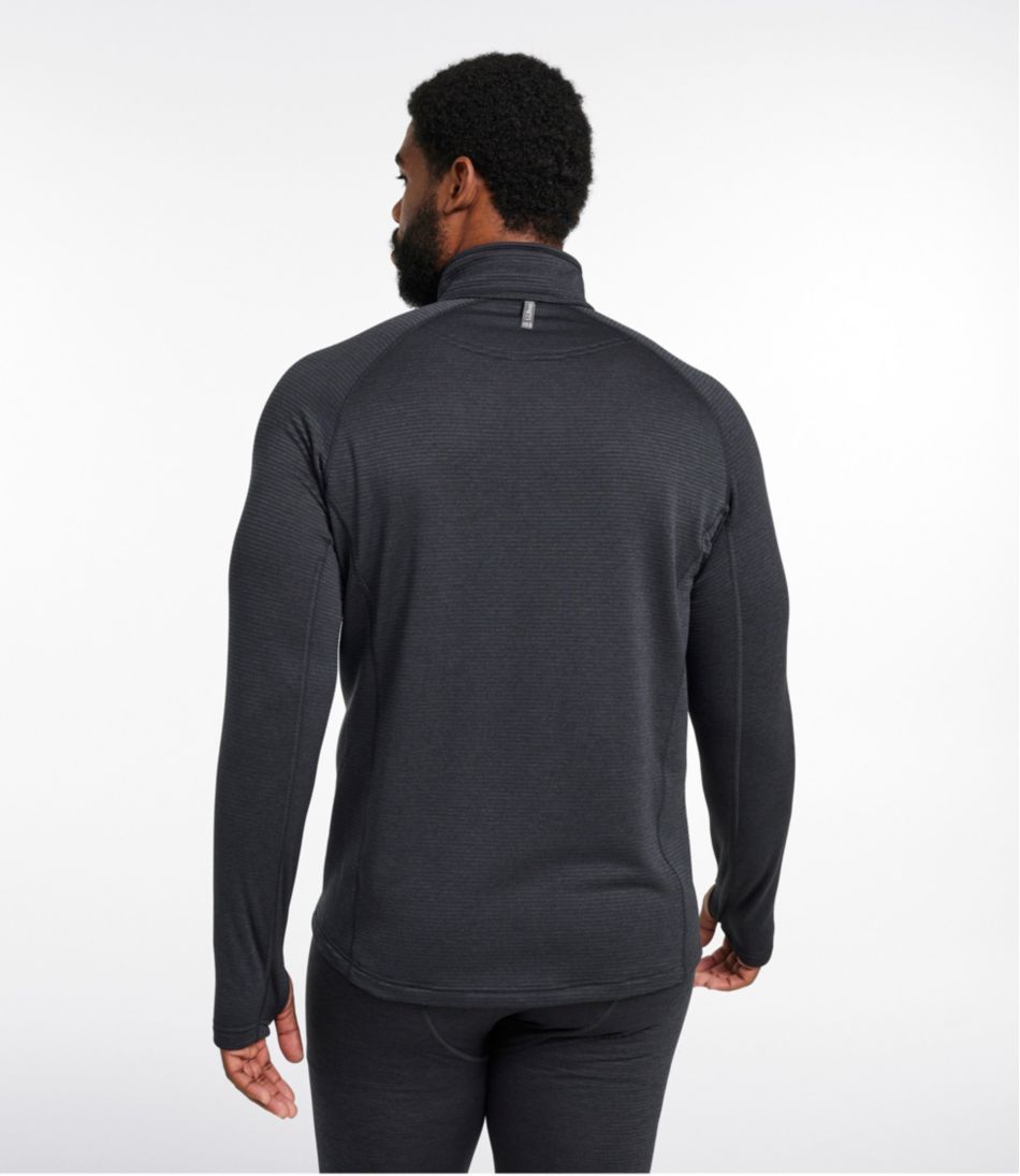 Men's L.L.Bean Midweight Base Layer Crew Top, 1/4 Zip | L.L.Bean Essential