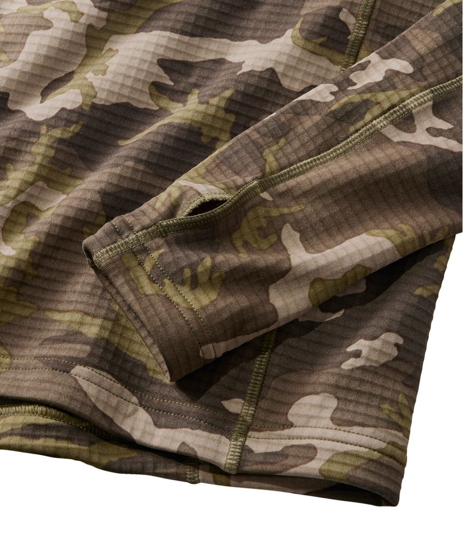 Men's L.L.Bean Heavyweight Base Layer Crew Top, Print | L.L.Bean Best Seller