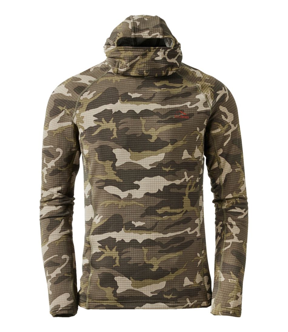 Men's L.L.Bean Heavyweight Base Layer Hoodie, Print | L.L.Bean Recommended