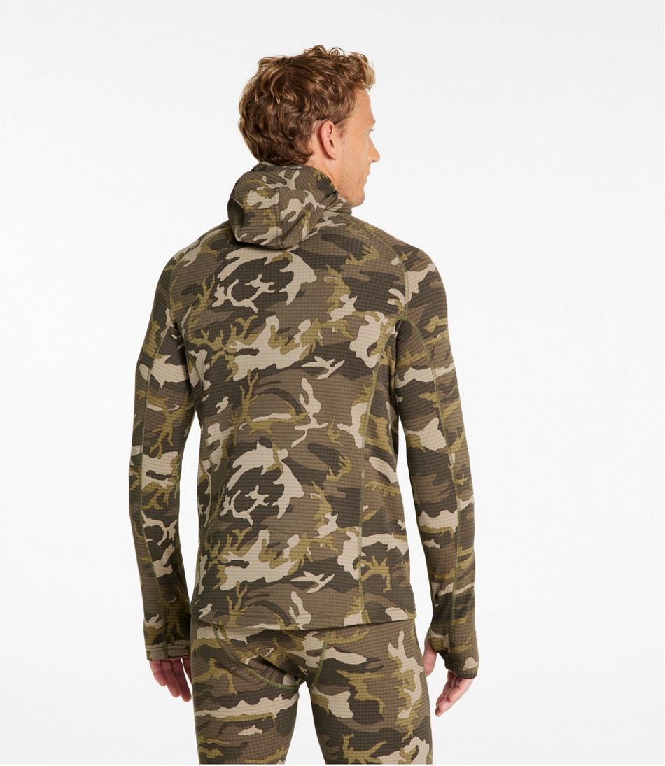 Men's L.L.Bean Heavyweight Base Layer Hoodie, Print | L.L.Bean Recommended
