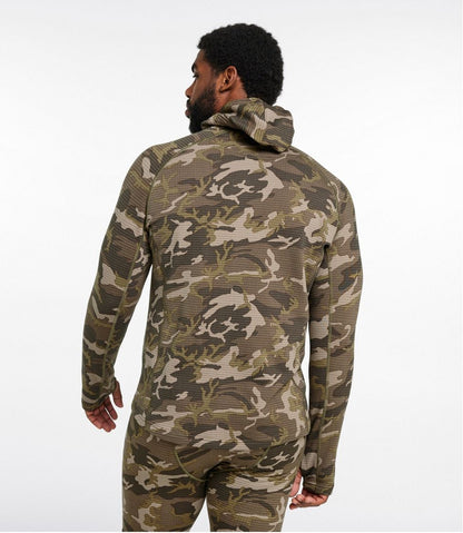 Men's L.L.Bean Heavyweight Base Layer Hoodie, Print | L.L.Bean Recommended