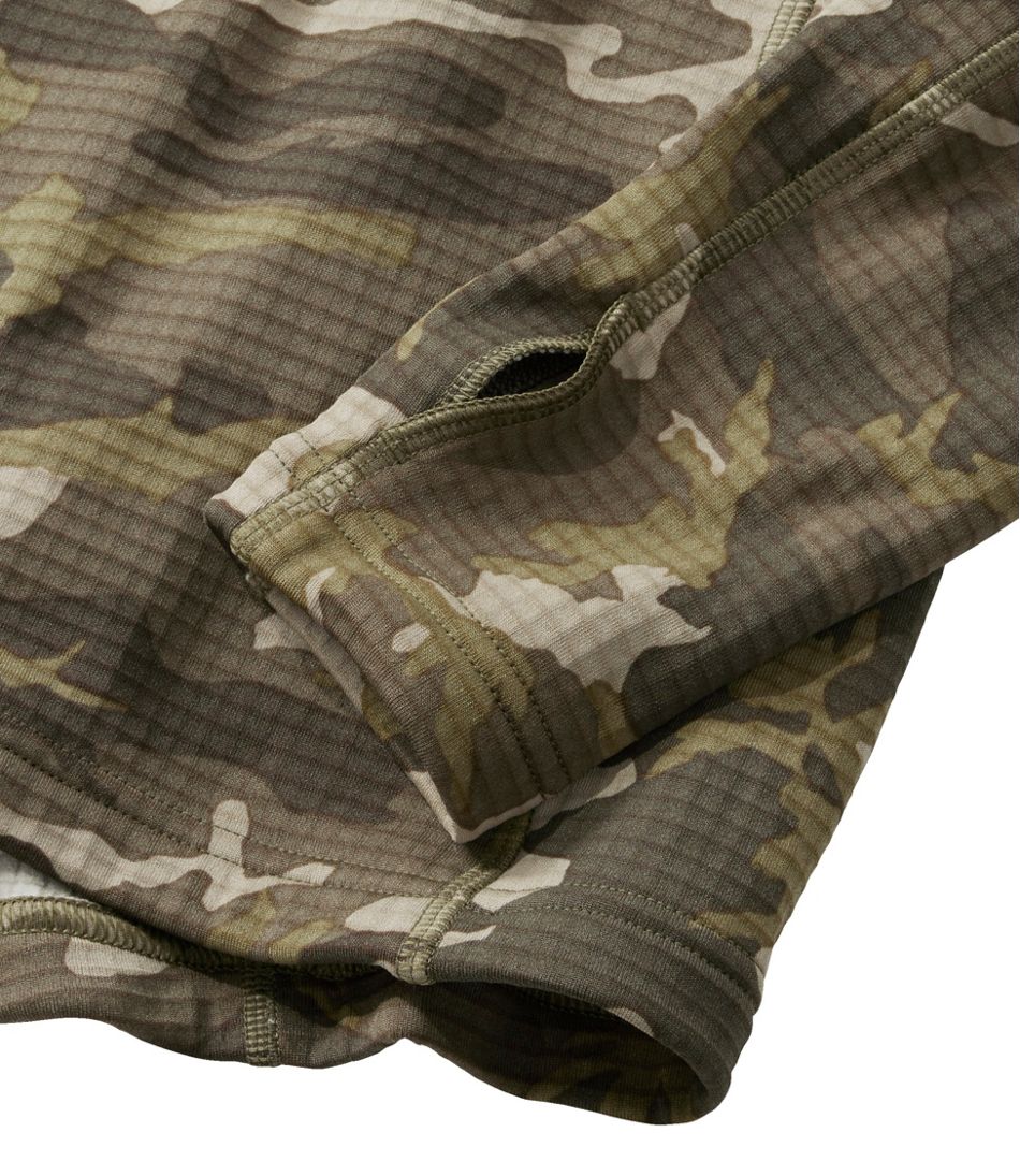 Men's L.L.Bean Heavyweight Base Layer Hoodie, Print | L.L.Bean Recommended