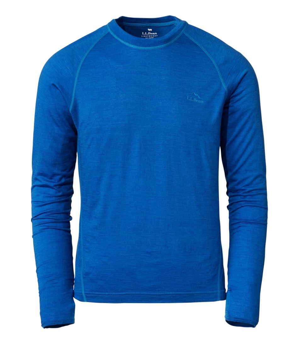 Men's Cresta Ultralight 150 Crew Top, Stripe | L.L.Bean Value