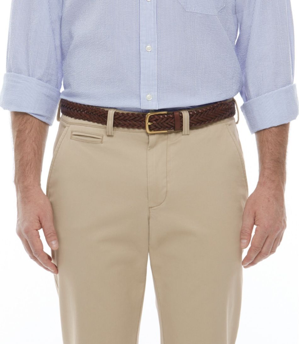 Men's Essential Braided Leather Belt | L.L.Bean Classic