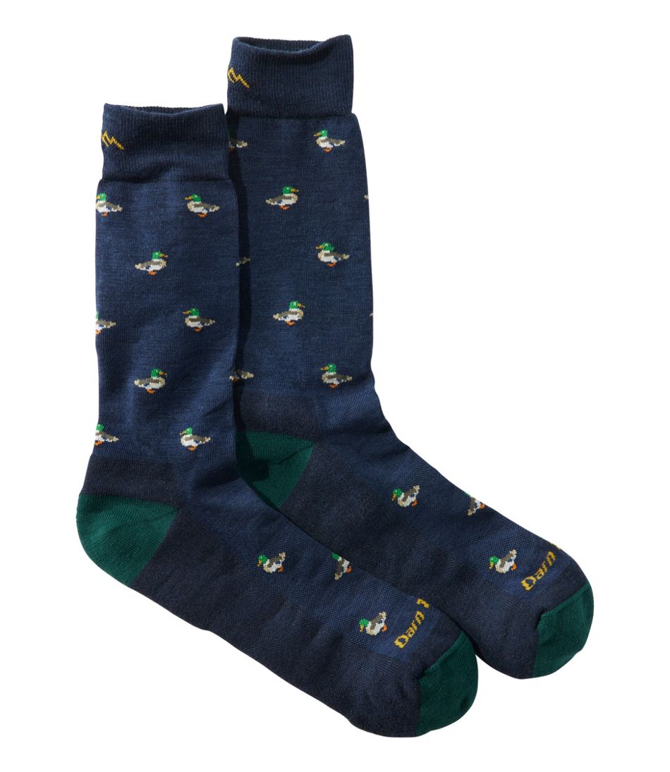 Men's Darn Tough Duck Duck Moose Crew Socks | L.L.Bean Exclusive
