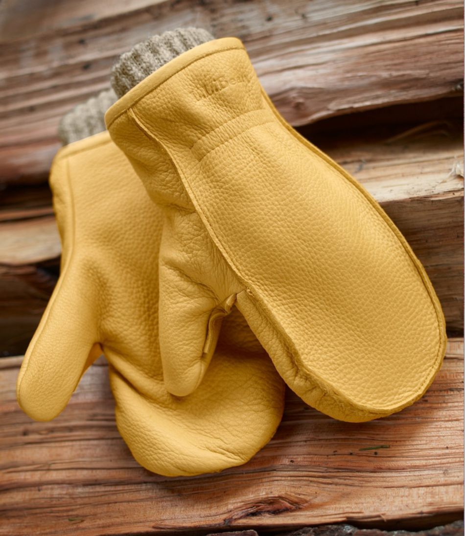 Men's Buckskin Chopper Mitts | L.L.Bean Value