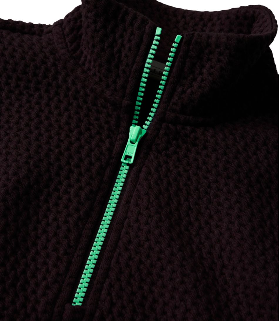 Kids' Ridgeknit Pullover, Glow-in-the-Dark Quarter-Zip | L.L.Bean Everyday