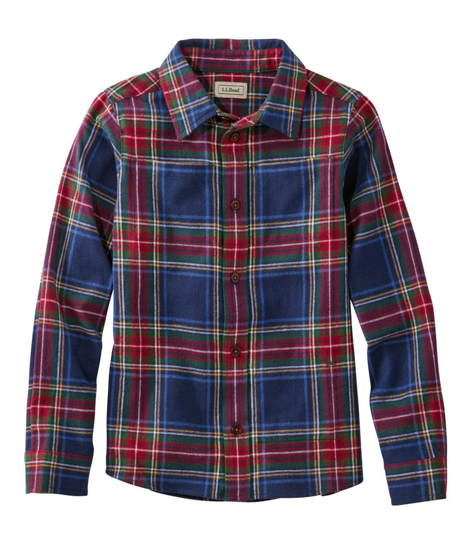 Kids' Scotch Plaid Flannel Shirt | L.L.Bean Great Value