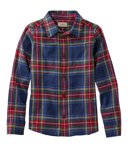 Kids' Scotch Plaid Flannel Shirt | L.L.Bean Great Value