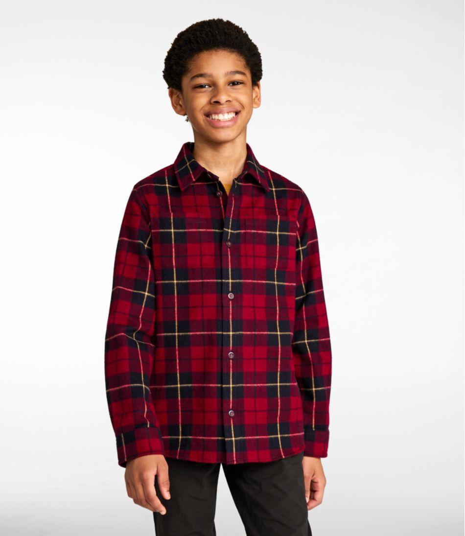 Kids' Scotch Plaid Flannel Shirt | L.L.Bean Great Value