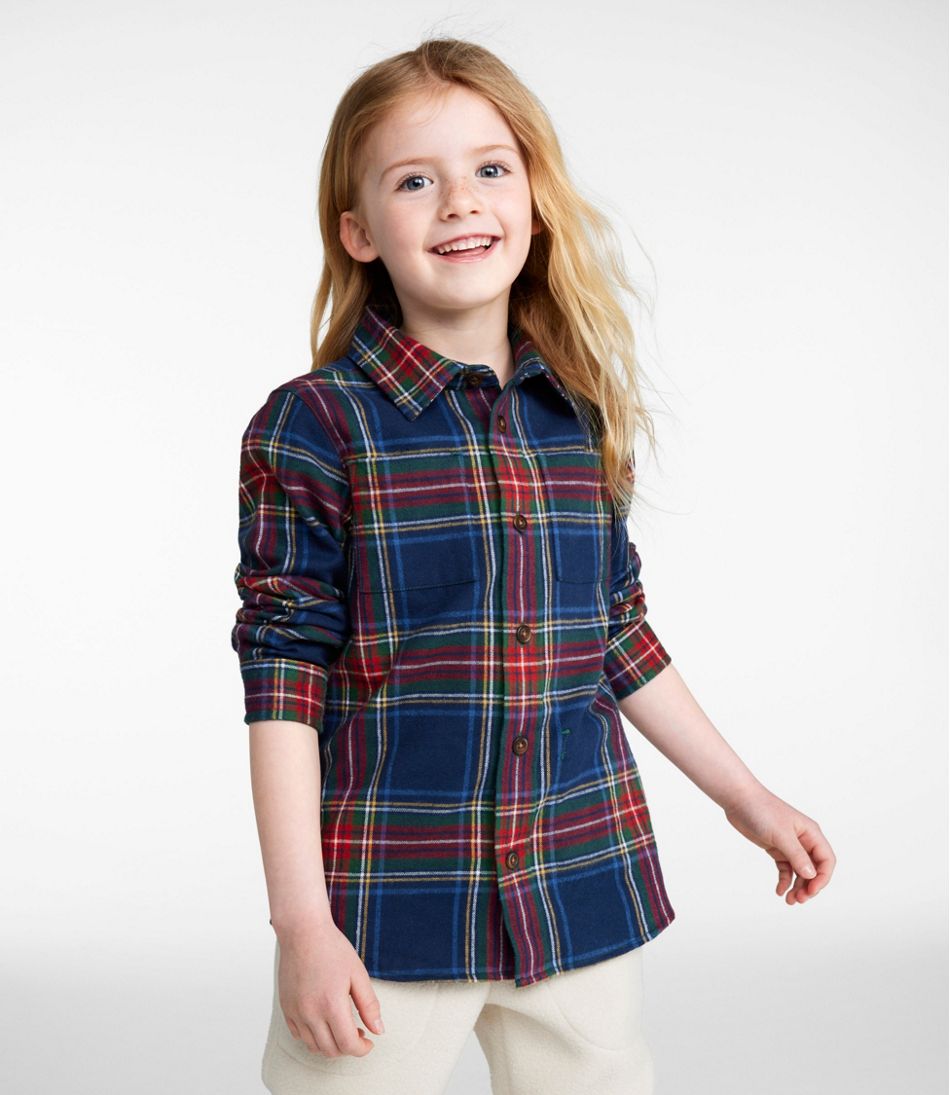Kids' Scotch Plaid Flannel Shirt | L.L.Bean Great Value