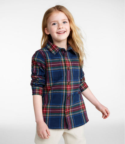 Kids' Scotch Plaid Flannel Shirt | L.L.Bean Great Value