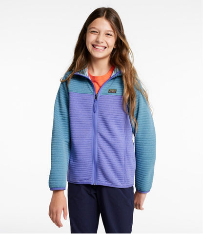 Kids' Airlight Full-Zip Hoodie, Colorblock | L.L.Bean Featured