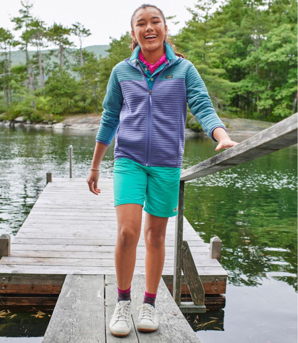 Kids' Airlight Full-Zip Hoodie, Colorblock | L.L.Bean Featured